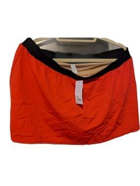 Lane Bryant Red Black Swim Skort Plus Size 18
